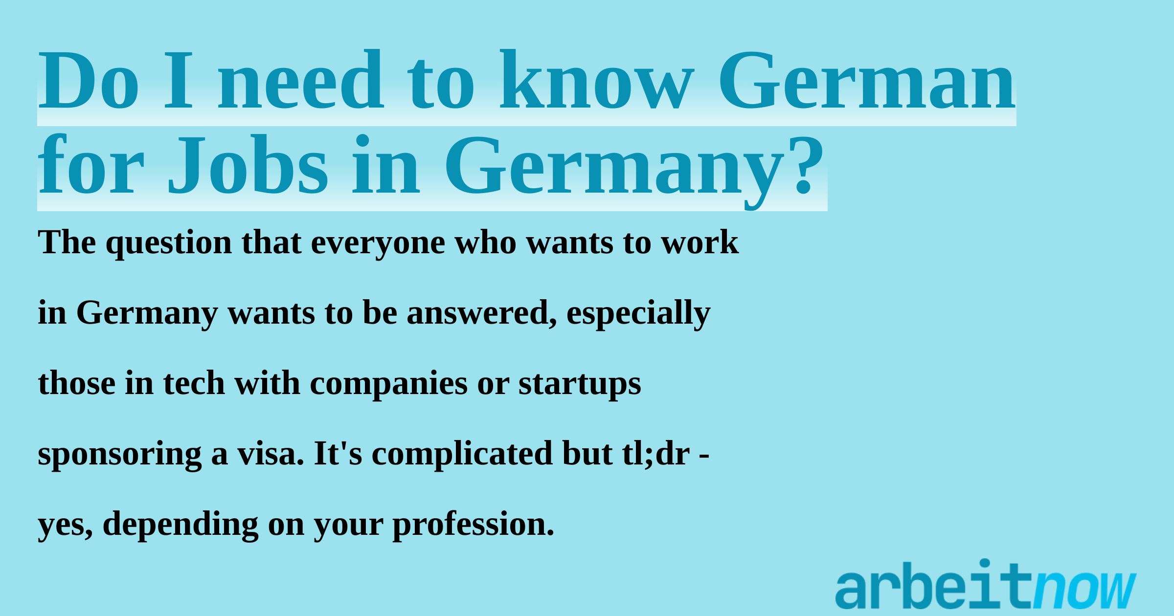 do-i-need-to-know-german-for-jobs-in-germany